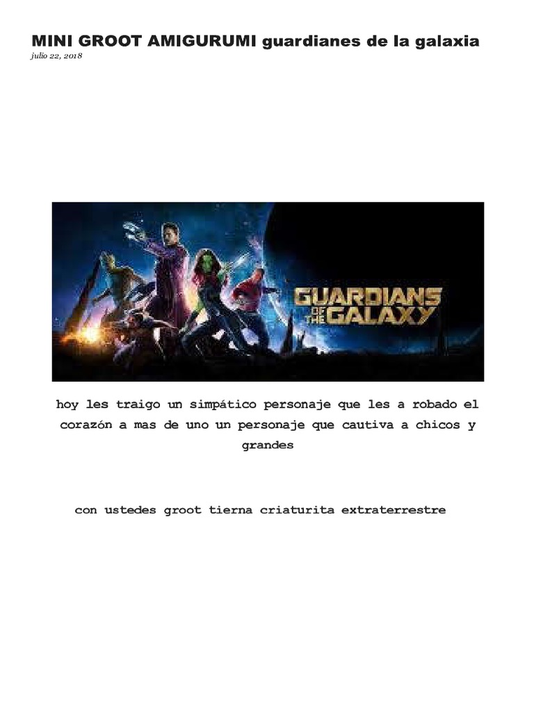 Groot Mini | PDF