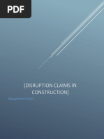 What Is Disruption Claim