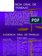 Audiencia Oral Deltrabajo (Juicio Ordinari Laboral)