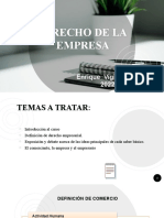 Derecho de La Empresa