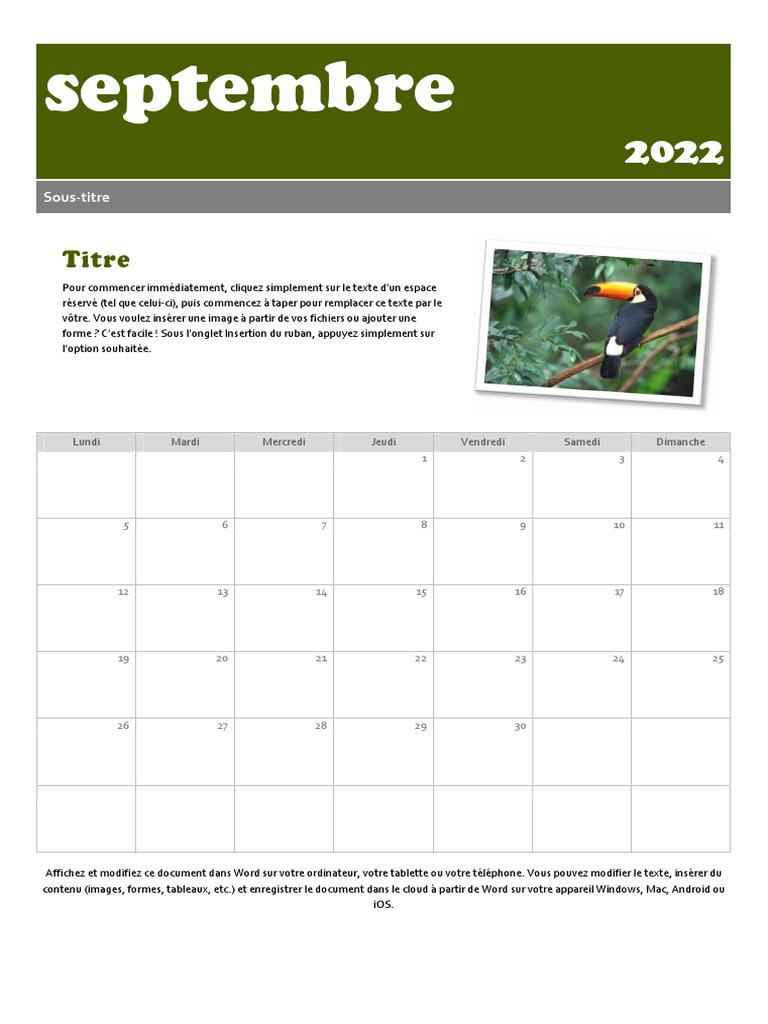 Calendar pdf