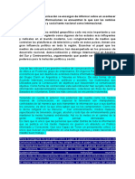 Geopolitica y Los Medios de Comunicacion