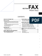 Front Axle: Section