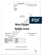 Mini Projet Béton Armé