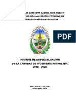 Informe de Autoevaluacion de Ingenieria Petrolera 2018-2022 PDF