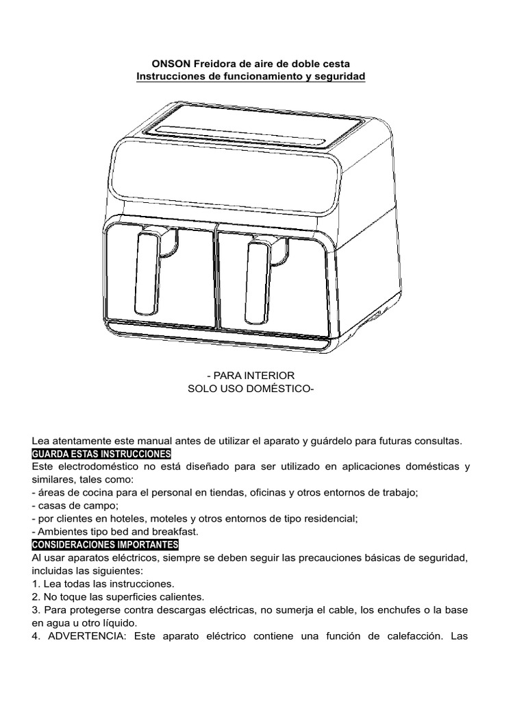 Manual de Uso | PDF | Residuos | Fritura