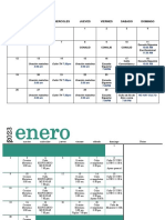 Calendario Informativo 2022 - 23 TDVC A CORUÑA ESPAÑA