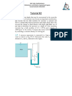 Fluid Mechanics I - 22-23 - Tutorial#2