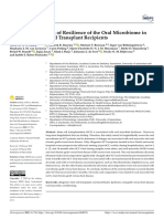 Long-Term Analysis of Resilience of The Oral Microbiome in PDF