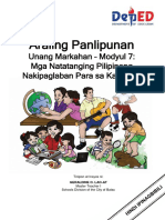 AP6 q1wk7 Mod7 Mganatatangingpilipinongnakipaglabanparasakalayaan PDF