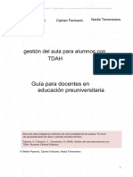 Manejo Del Tdah en La Aula Ștefan Popenici Ciprian Fartușnic Nadia Târnoveanu