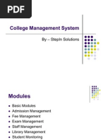 College Management System