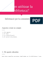 Com Utilitzar La Biblioteca