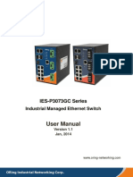 User Manual - IES-P3073GC - Series