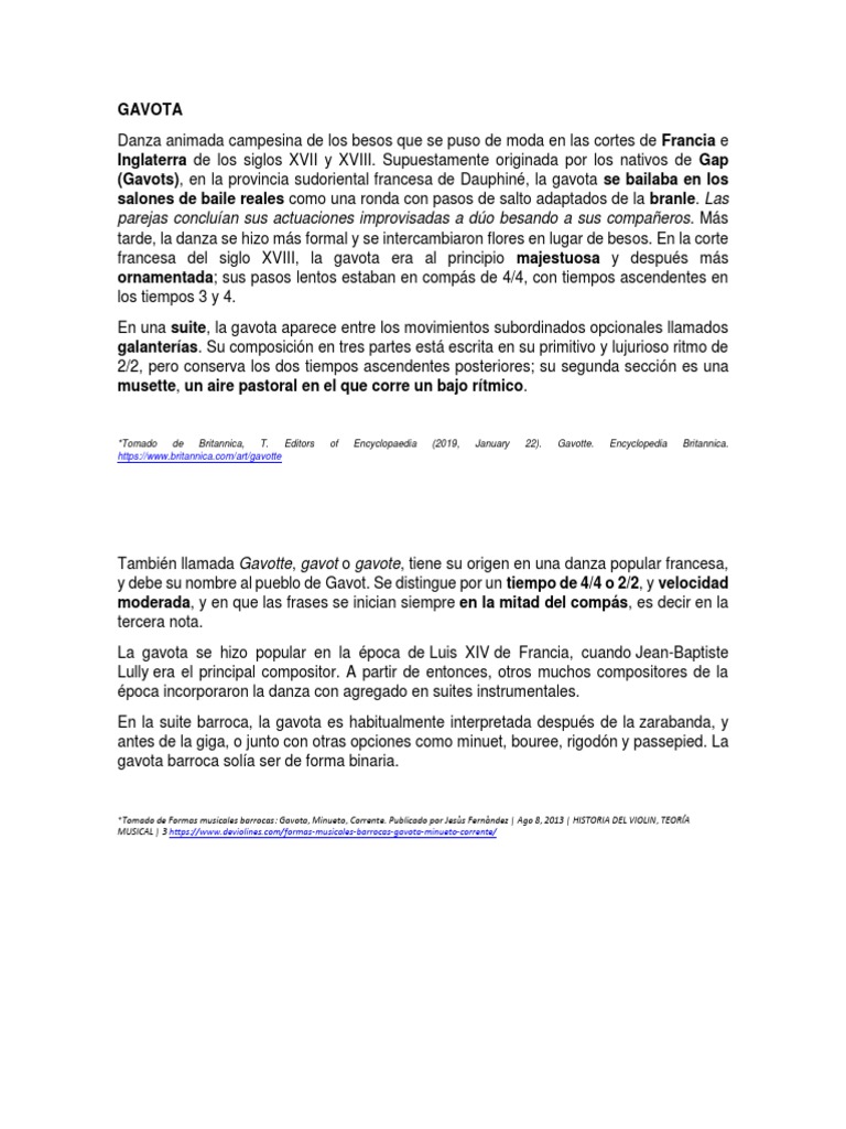 GAVOTA PDF