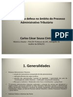 Dr. Carlos Cintra - Amplitude Da Defesa No Âmbito Do PAT