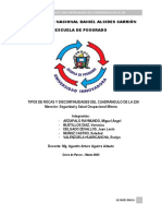 Tipos de Roca y Discontinuidades Del Cuadrángulo 22K PDF