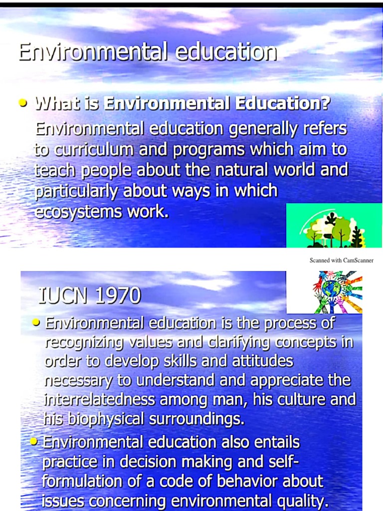 Environmental Education Pdf – Environmental Education For Environmental ...