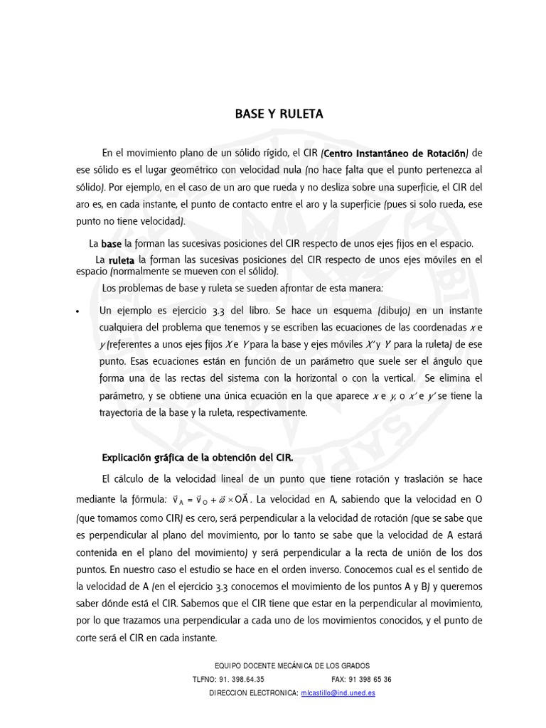 49176836-Base y Ruleta | PDF | Espacio | Geometría