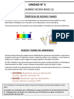 Apunte Unidad #5 - Equilibrio Ácido-Base PDF