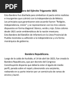 Bandera del Ejército Trigarante | PDF