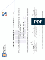 Certificado de Analisis de Falla