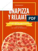Pizzazeria Aniversario Promoción Septiembre 2021