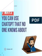 7 Ways You Can Use Chatgpt That No One Know About