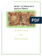 Línea Del Tiempo La Historia de La Medicina en Mexicon