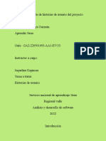 Elaboración de Historias de Usuario Del Proyecto