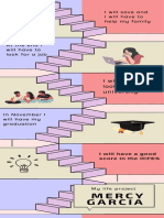 Infografía Línea de Tiempo Escalera Ilustrativa Naranja Azul Celeste PDF