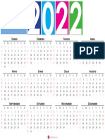 Calendario 2022 Festivos Argentina PDF