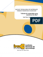 INA-Cálculo de Materiales para Maestros de Obra PDF