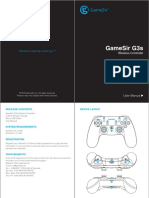 Manual Gamesir G3s