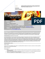 Plan de curso Publicidad 2011