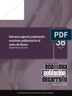 EstructuraRegional PolarizacionPoblacional Mexico2017 RevistaUACJ PDF