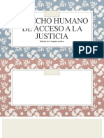 Derecho Humano de Acceso A La Justicia