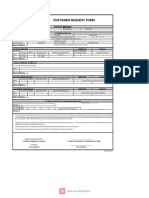Customer Request Form PDF