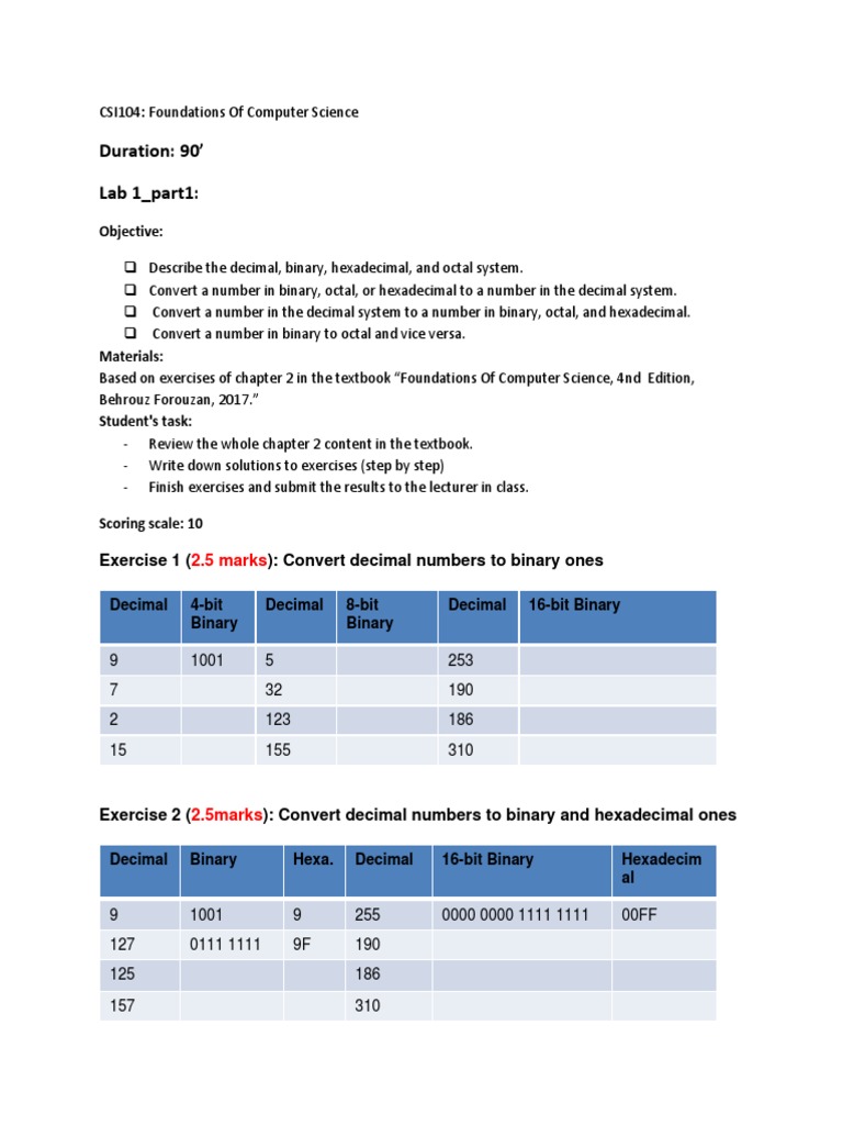 Lab 01 - SE1819p1 | PDF