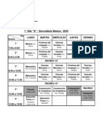 Horarios 2022 1A