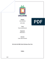 Importancia y Tipos de Planificacion Jesus Martinez Trabajo de Matematica 1