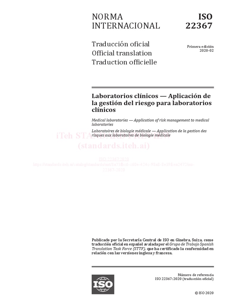 Iso 22367 2020 | PDF | Riesgo | Organización internacional para la ...