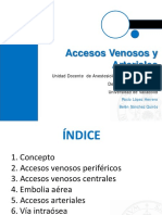 Accesos Venosos y Arteriales