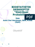 BIOSTATISTIK DESKRIPTIF (Distribusi Probabilitas)