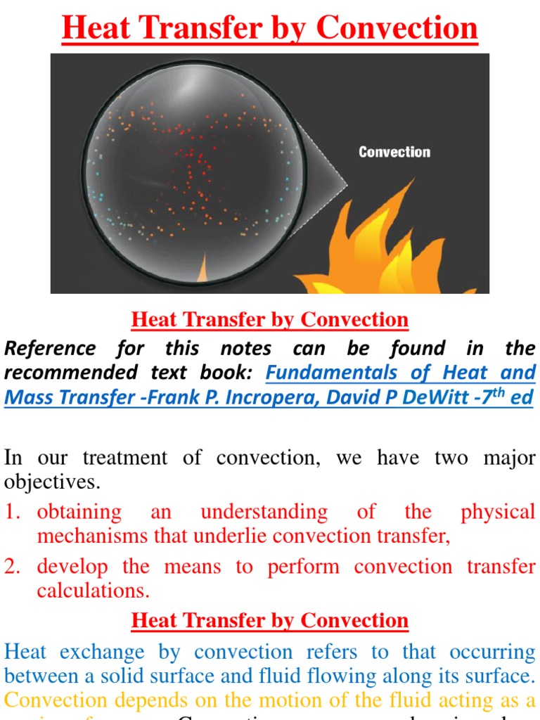 6 Heat Transfer by Convection PDF PDF Boundary Layer Fluid Dynamics