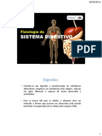Sistema Digestivo: Fisiologia e Funções
