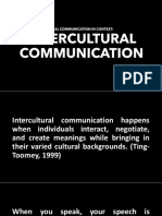 Intercultural Communication