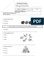 Evaluación Diagnostica Matematicas