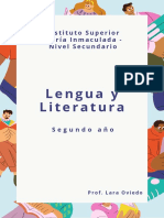 Instituto María Inmaculada - Lengua y Literatura 2do año