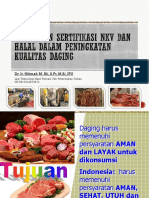 Peran Sertifikasi NKV Dan Halal Dalam Kualitas Daging - Webinar Umi